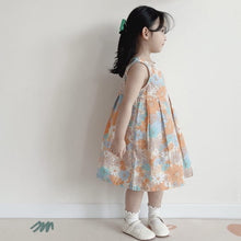 Load image into Gallery viewer, Orange floral dress